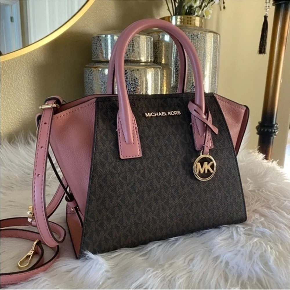 Michael Kors Avril small satchel bag - Picture 13 of 15